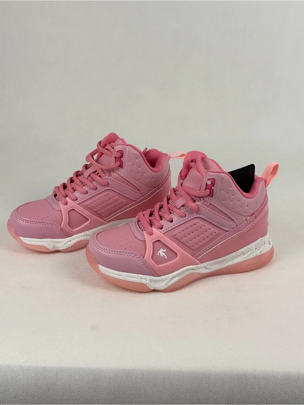 AND1 toddler Girl size 13 High Top Basketball Sneakers color PINK New